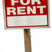Apartment for Rent Sign PNG Cutout