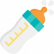 Baby Bottle Background PNG