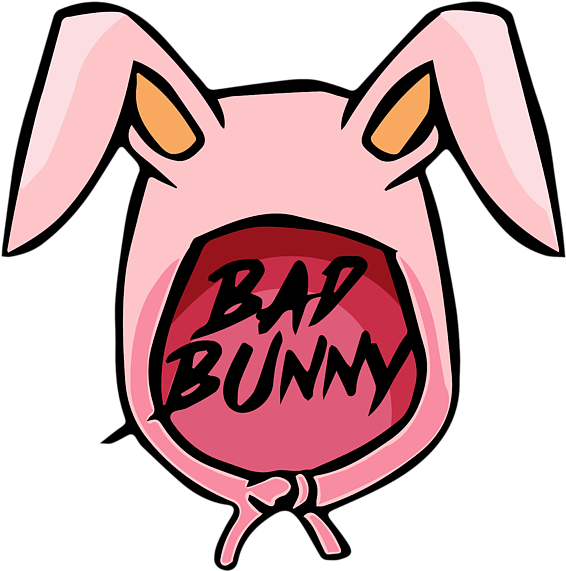 Bad Bunny Logo PNG Photo