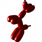 Balloon Dog by Jeff Koons PNG Images