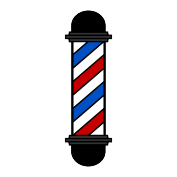 Barber Pole Sign PNG