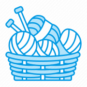 Basket Wool PNG Picture