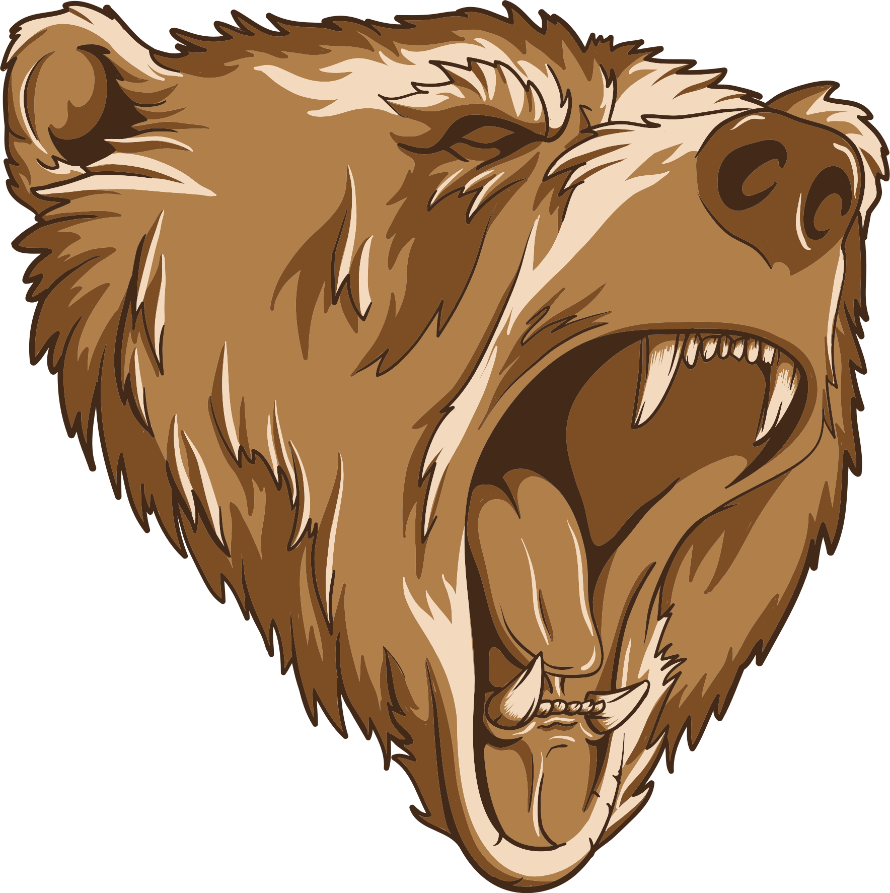 Bear Logo PNG Background