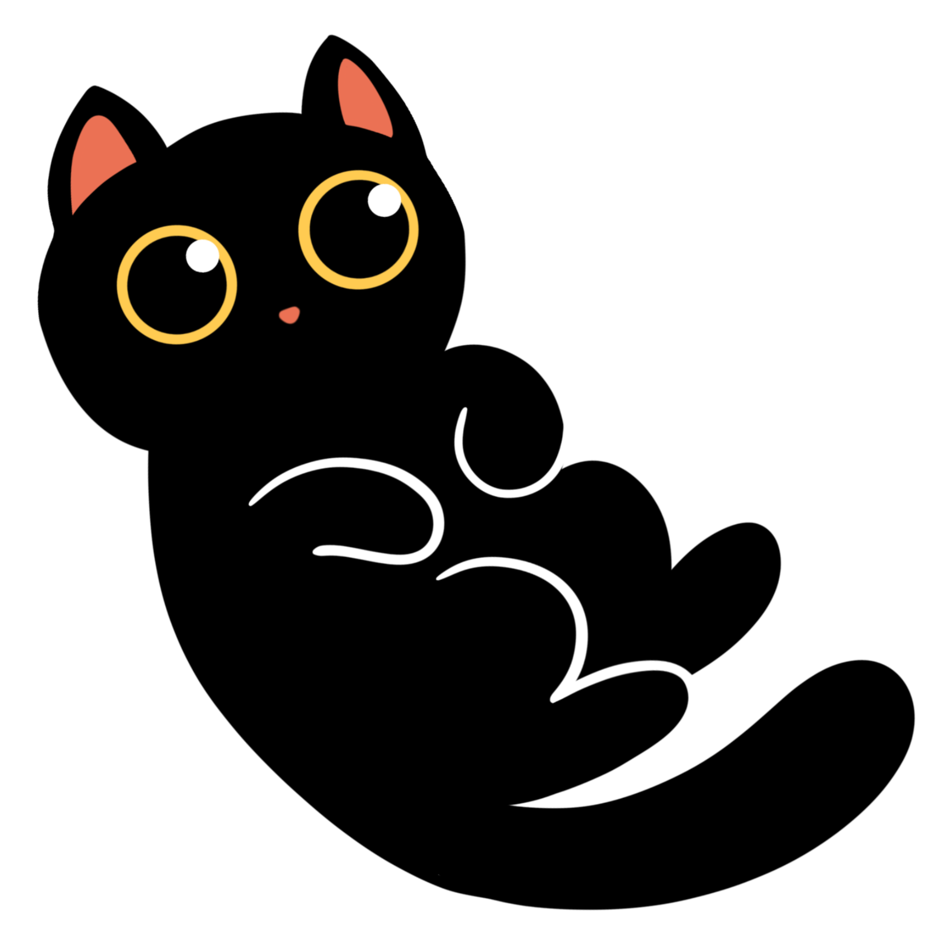 Black Cat PNG File