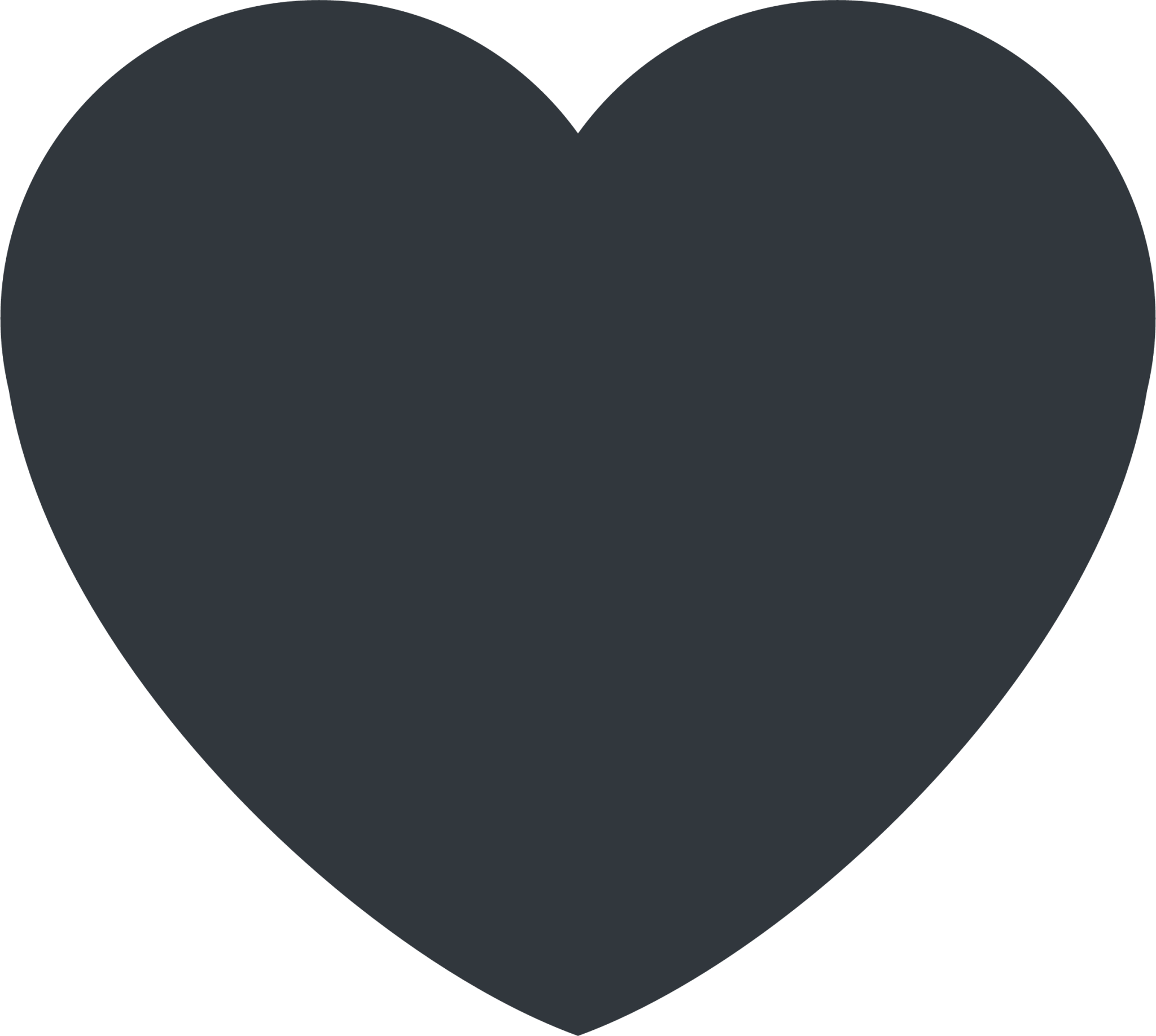 Black Heart PNG Free Image