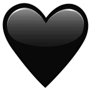 Black Heart PNG Picture