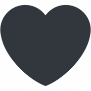 Black Heart Transparent