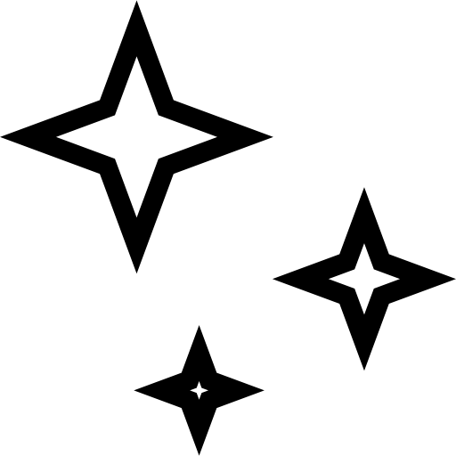 Black Star PNG Cutout