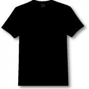 Black T Shirt PNG Cutout