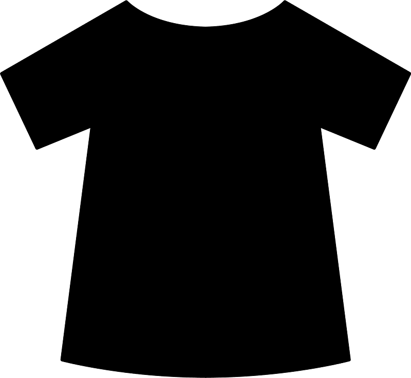 Black T Shirt PNG Image HD