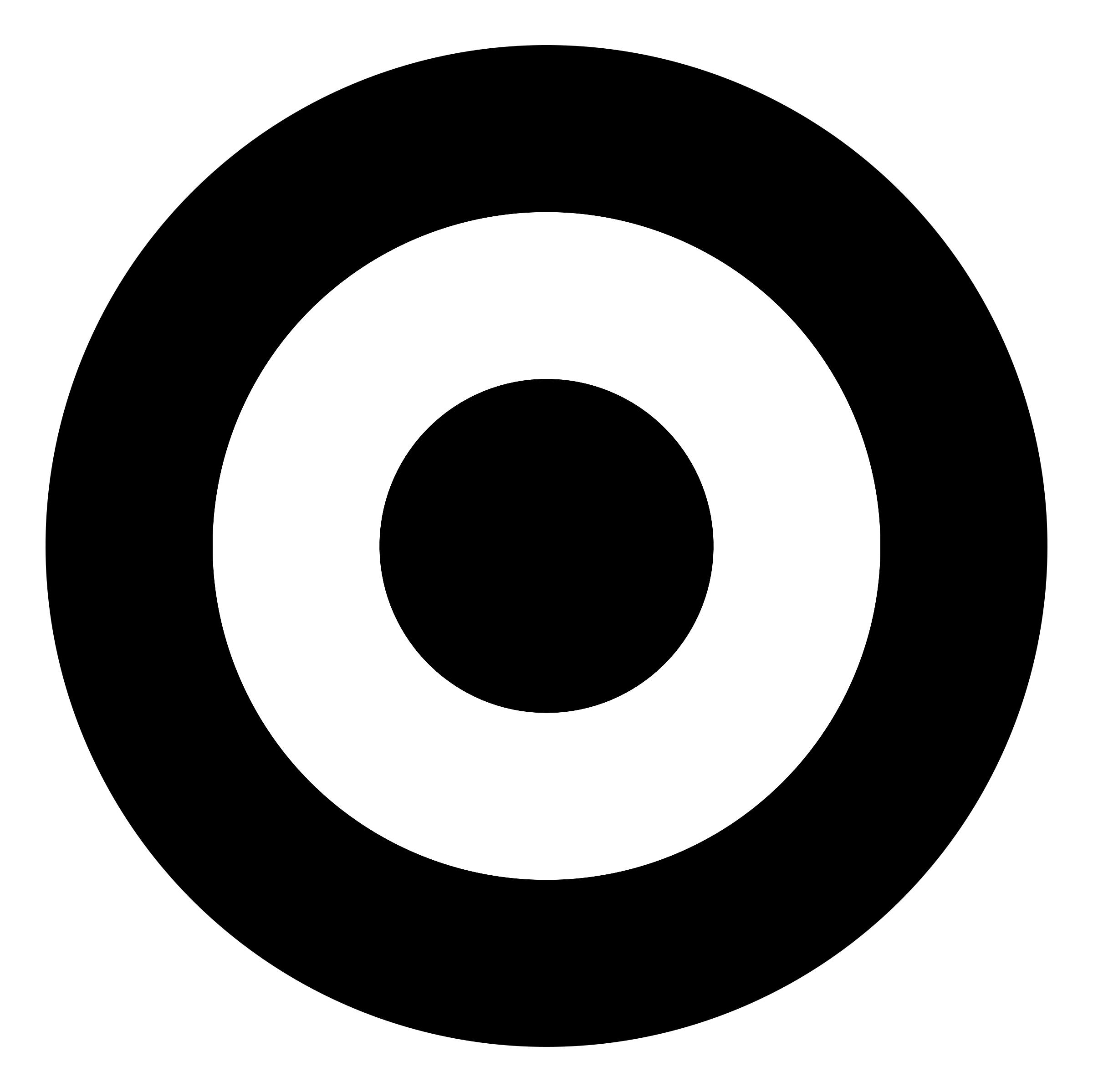 Black Target PNG Picture