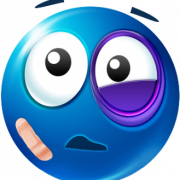 Blue Emoji PNG HD Image