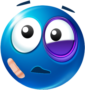Blue Emoji PNG HD Image