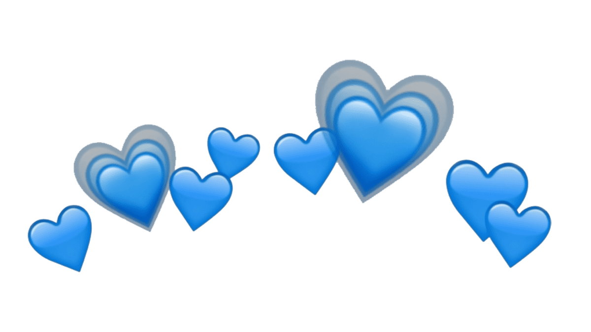 Blue Emoji PNG Image File