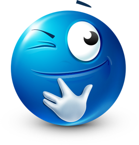 Blue Emoji PNG Image HD