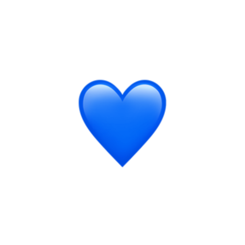 Blue Emoji PNG Image