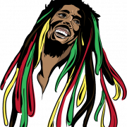 Bob Marley Art PNG -afbeelding