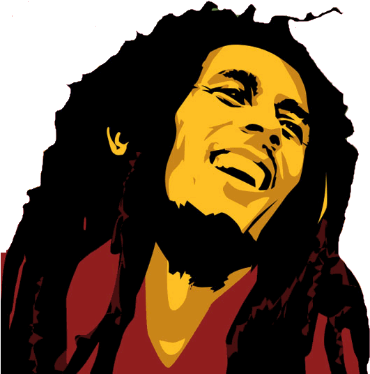 Bob Marley Art PNG Images
