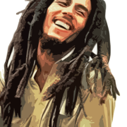 Bob Marley Art Png Bild