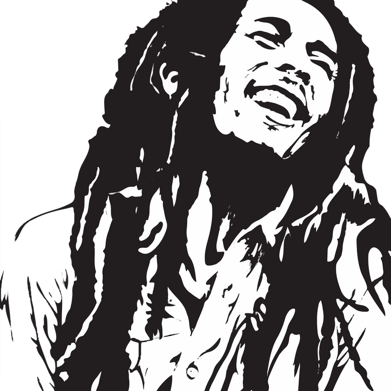 Bob Marley PNG Cutout