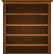 Bookshelf Modern PNG