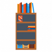 Bookshelf PNG File