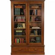 Bookshelf Wood PNG Pic