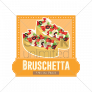 Bruschetta Cheese PNG recorte