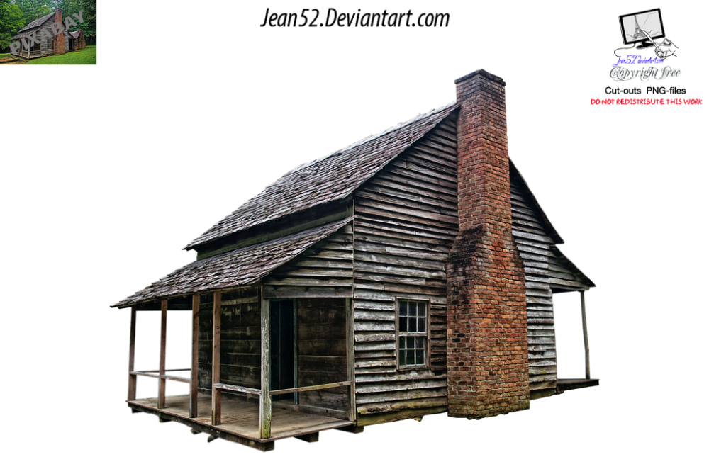 Cabin House PNG Cutout