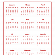 Calendar 2024 PNG Image HD