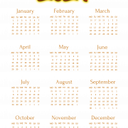 Calendar 2024 PNG Picture