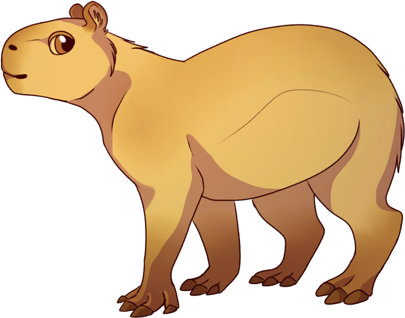 Capybara PNG Clipart