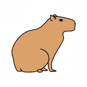 Capybara PNG File