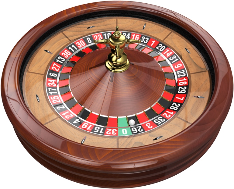 Casino -Roulette ohne Hintergrund