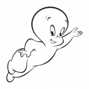 Casper Cute Ghost PNG Cutout