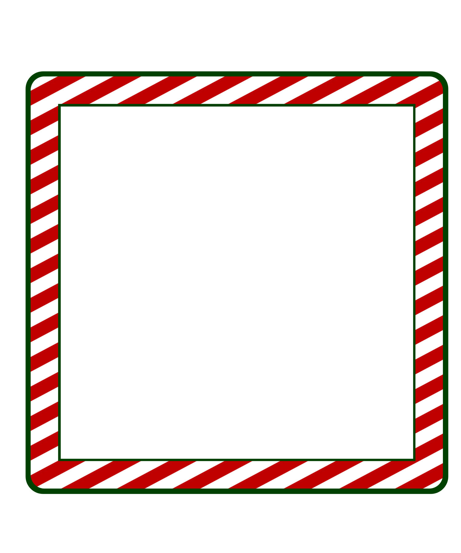 Christmas Border Background PNG