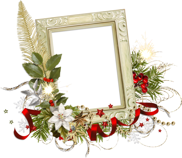 Christmas Frame PNG Background