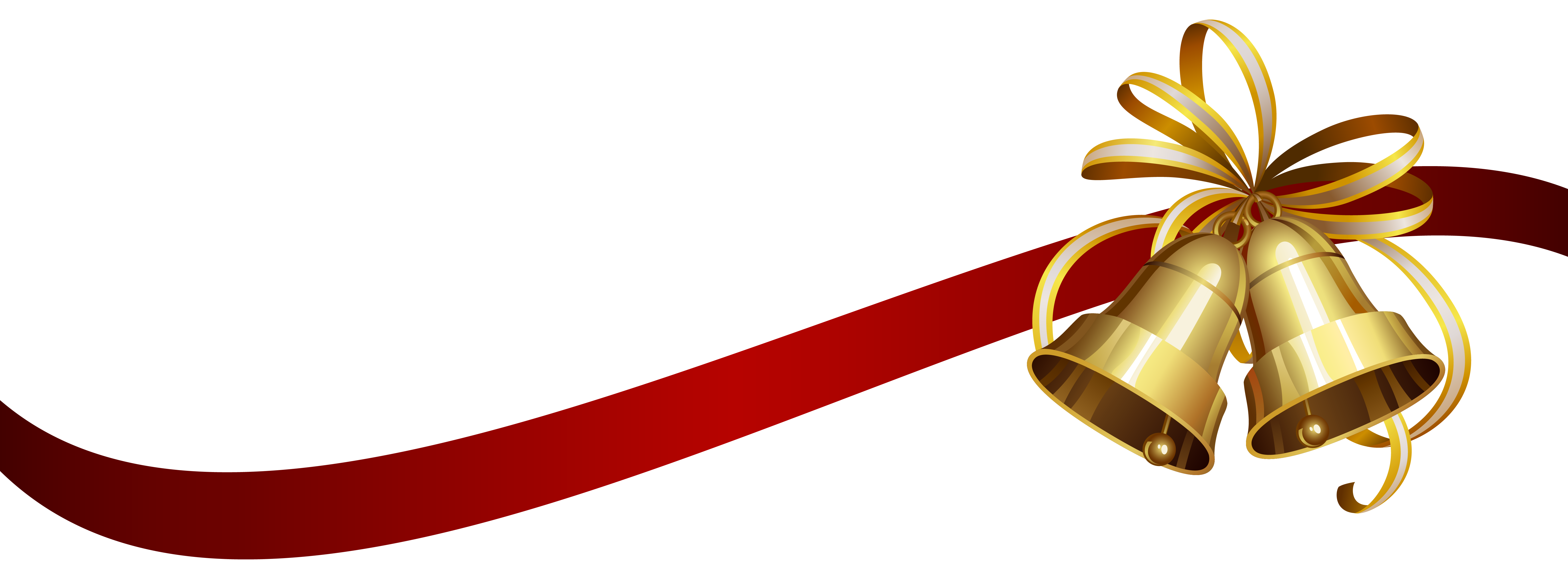 Christmas Golden Bell PNG Image HD