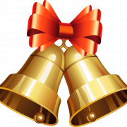 Christmas Golden Bell PNG Photo