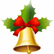 Christmas Golden Bell PNG Picture