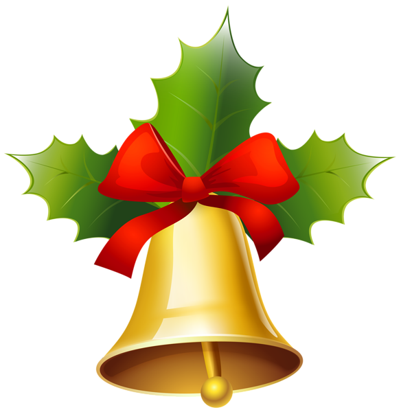 Christmas Golden Bell PNG Picture