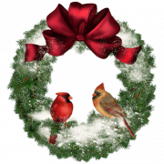 Christmas Wreath PNG Cutout