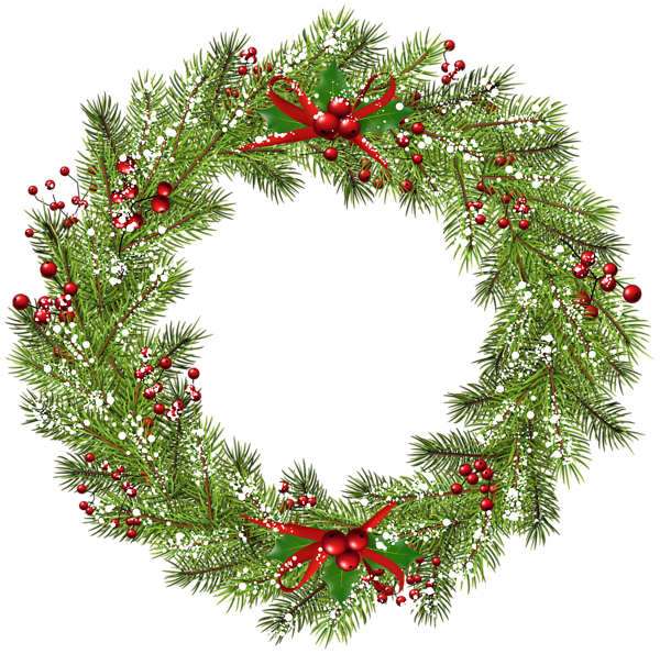 Christmas Wreath PNG Image File