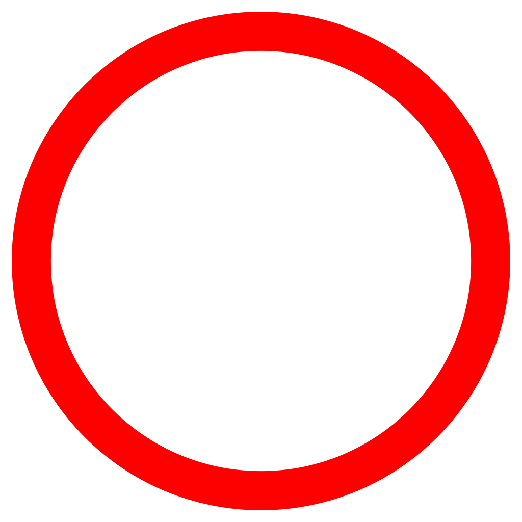 Circle Red PNG Image