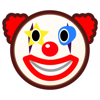 Clown Emoji PNG Clipart
