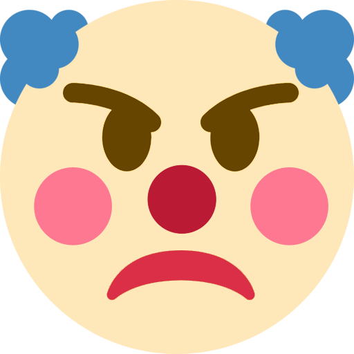 Clown Emoji PNG File