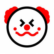 Clown Emoji PNG Image