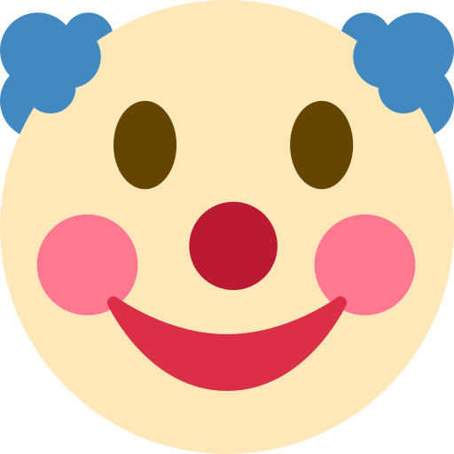 Clown Emoji Transparent