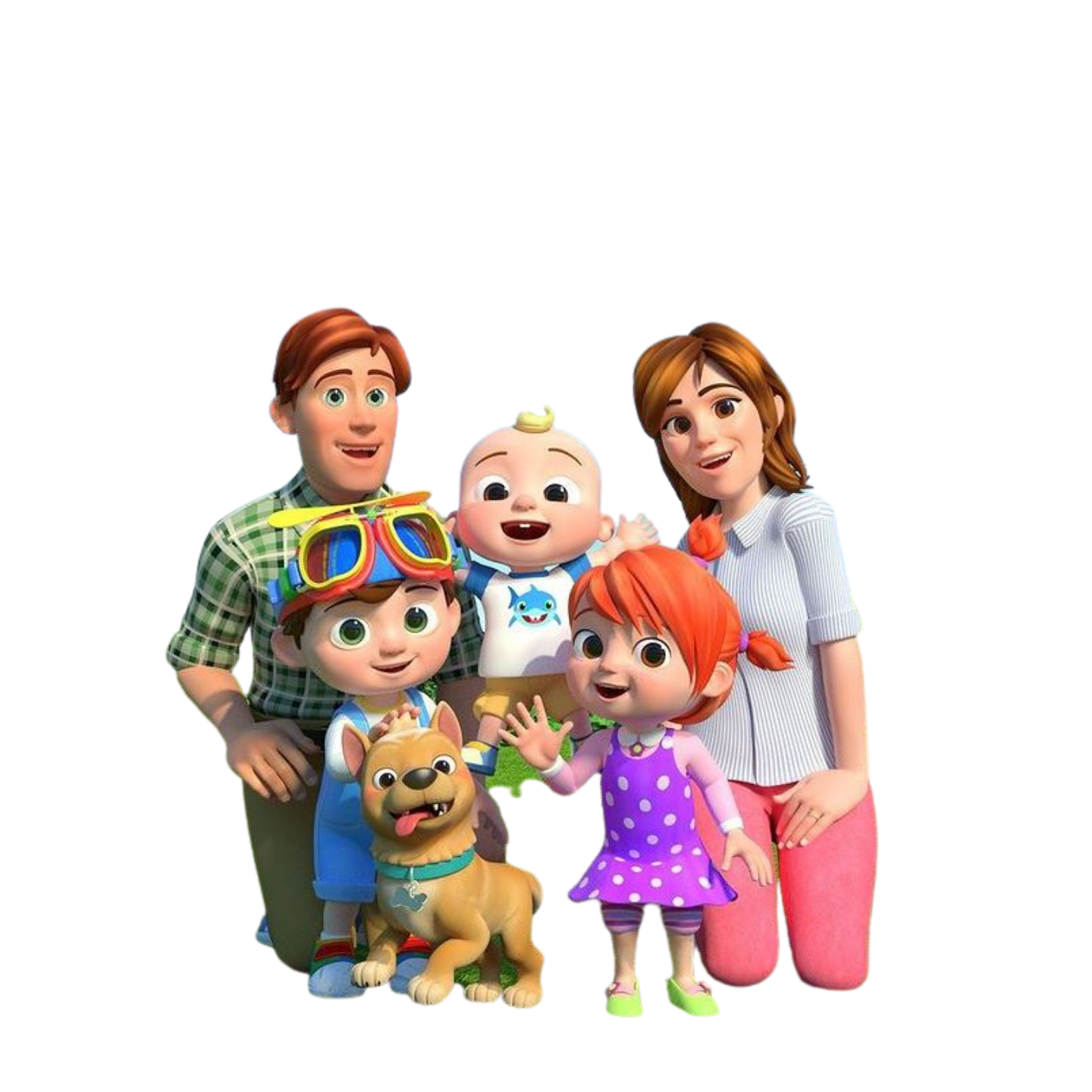 Cocomelon Family PNG HD Image