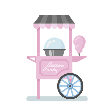 Cotton Candy Machine Pink PNG File
